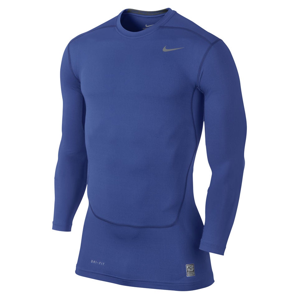 Nike Men's Core Compression Long Sleeve Top 2.0 - Game Blue | ProBikeKit.com