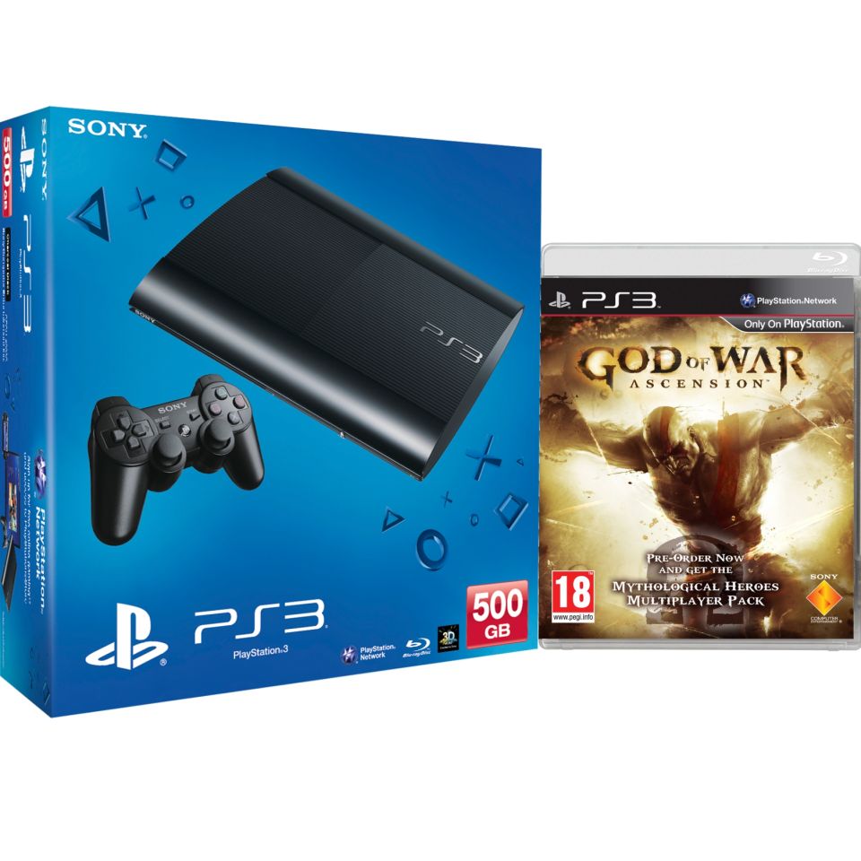 Playstation 3 Super Slim - God Of War Ascension Edition 500gb