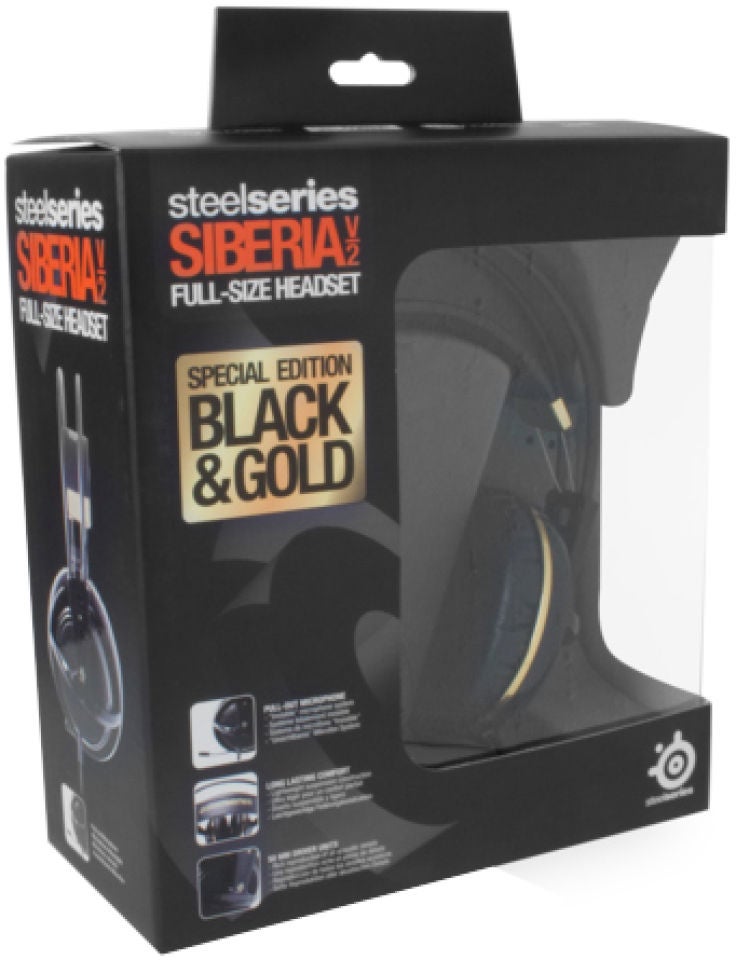 Steelseries siberia cheap v2 black gold