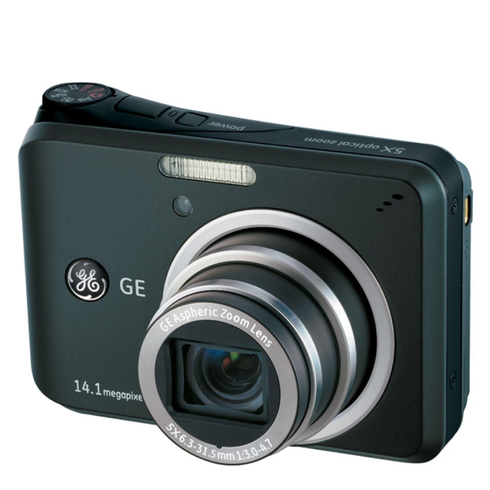 GE A1455 Digital Camera - Black (14.1MP, 5 x Optical Zoom, 2.7