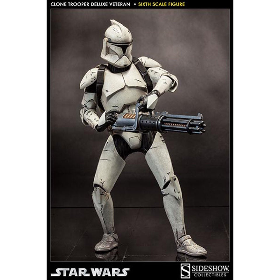 Sideshow Collectibles Clone Trooper Deluxe Veteran 12.5 Inch Statue