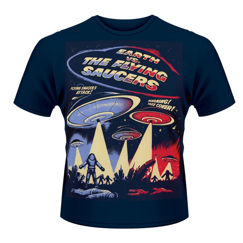 Earth Vs The Flying Saucers T-shirt Earth Vs The Flying Saucers T-shirt