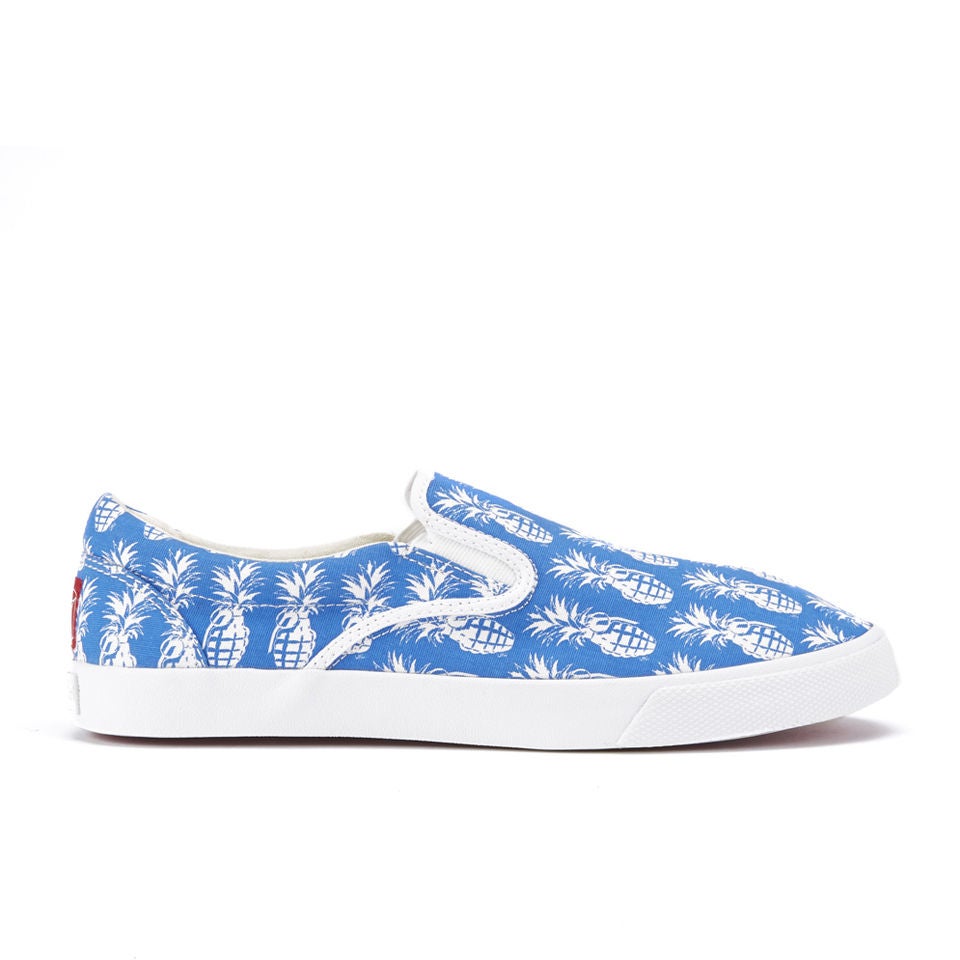 Bucketfeet Men's Pineappleade Trainers Navy/White Mens Footwear