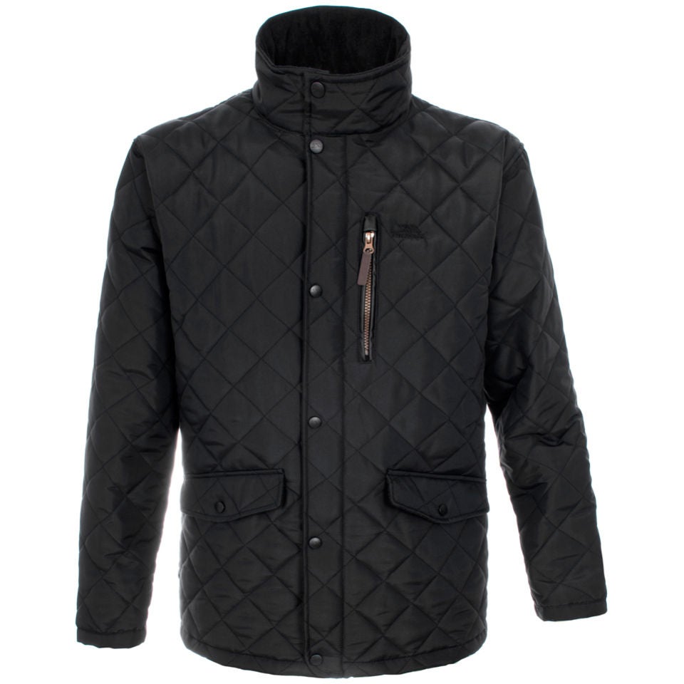 Trespass argyle quilted jacket top