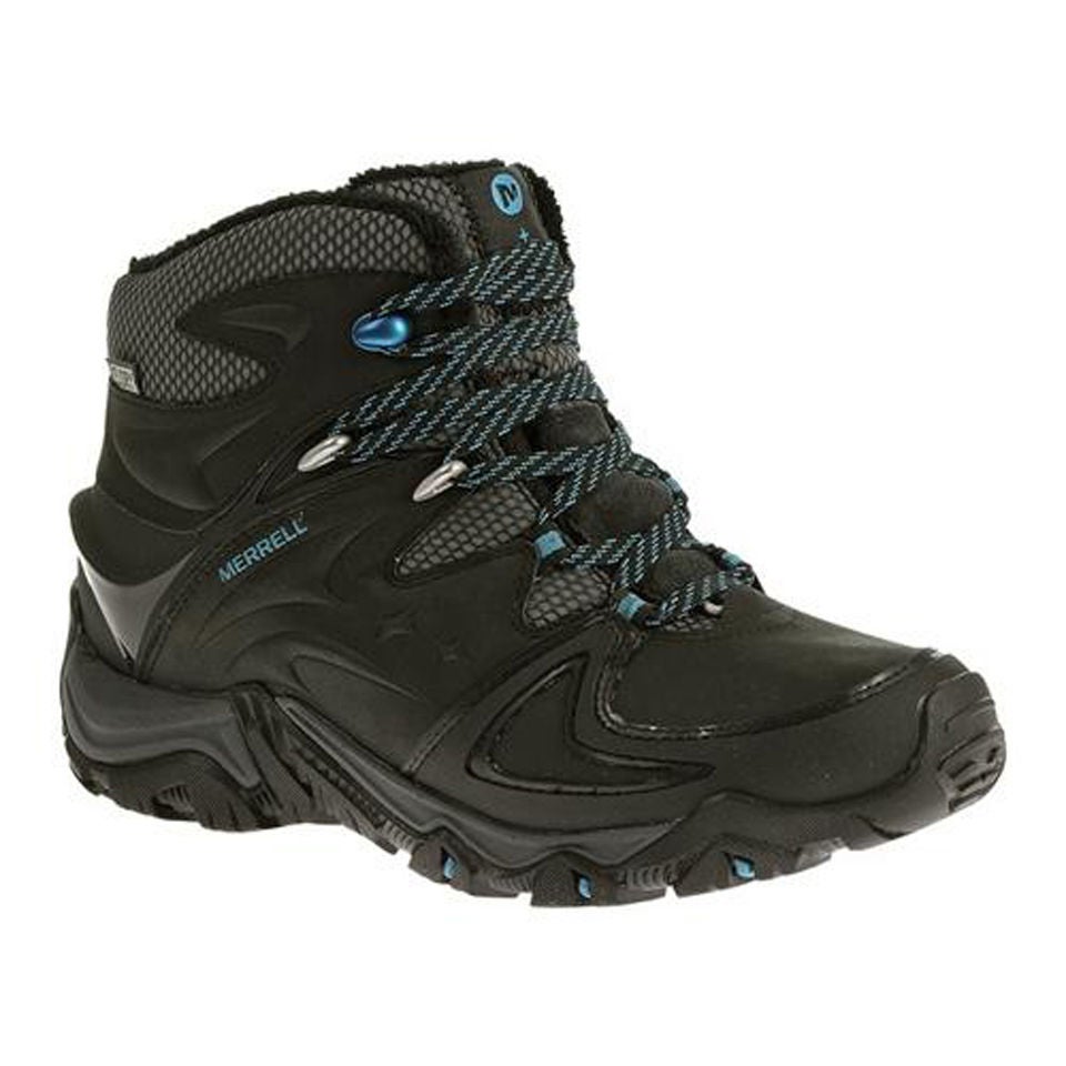 Merrell Women s Polarand 6 Waterproof Hiking Boots Black Blue