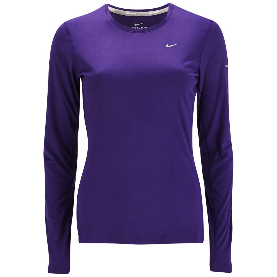 Orador rifle emprender Nike Women's Miler Long Sleeve Running Top - Court Purple Sports & Leisure  | Zavvi España