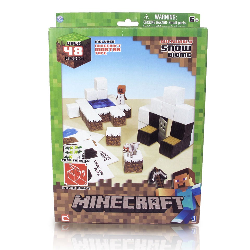 Minecraft best sale papercraft sets