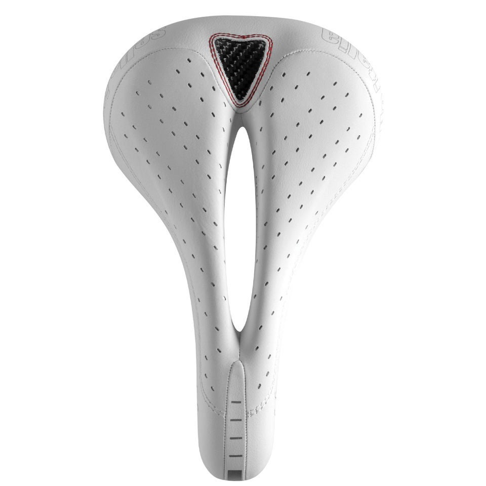 Womens white top bicycle saddles