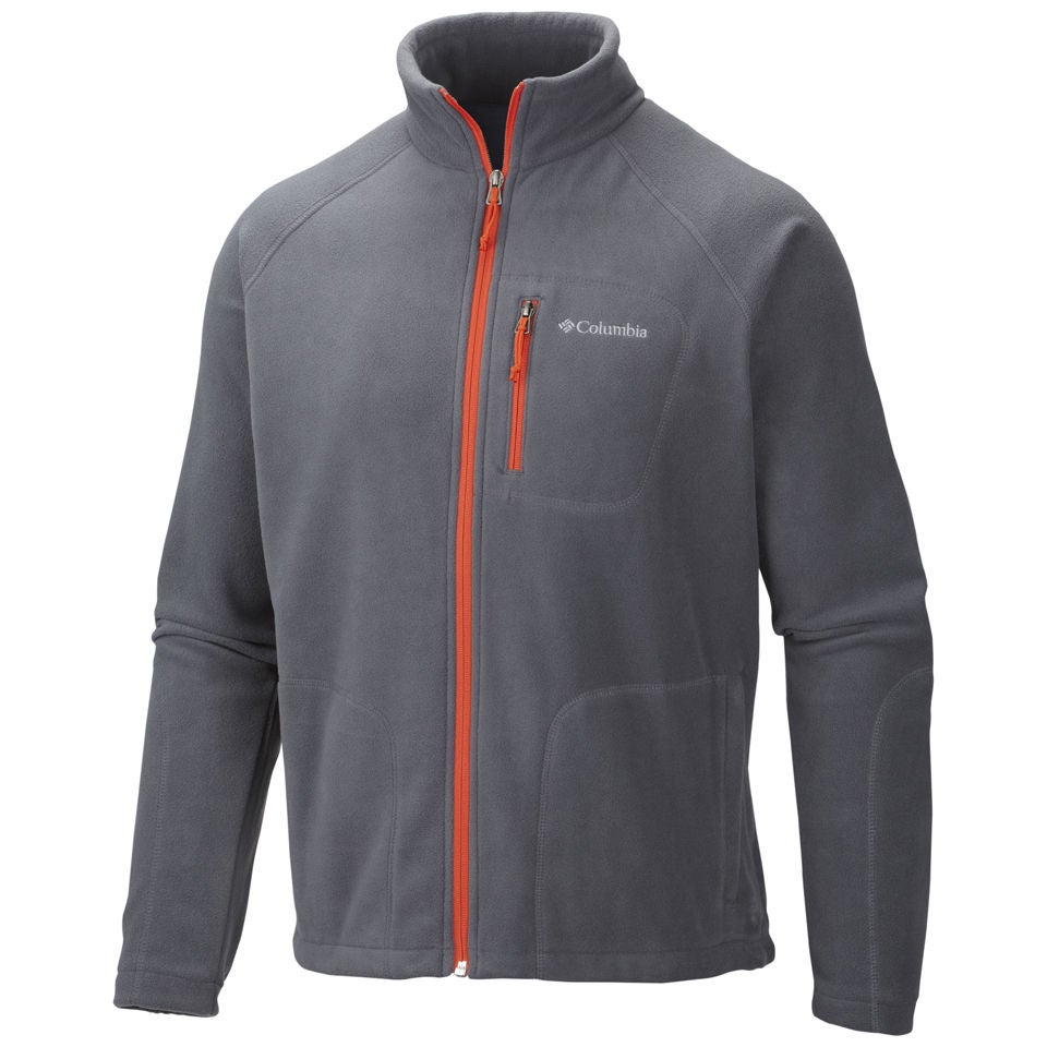 Columbia Men's Fast Trek II Full Zip Fleece Graphite/Orange