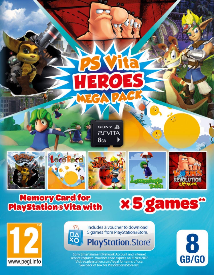 PS Vita Heroes Mega Pack - Includes 4GB Memory Card PS3 | Zavvi España