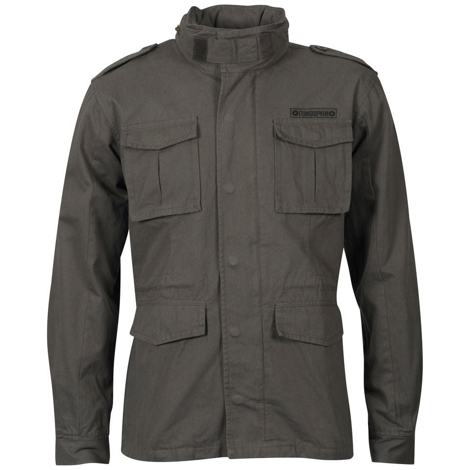 Ringspun Men s Drive Jacket Mud Mens Clothing Zavvi US
