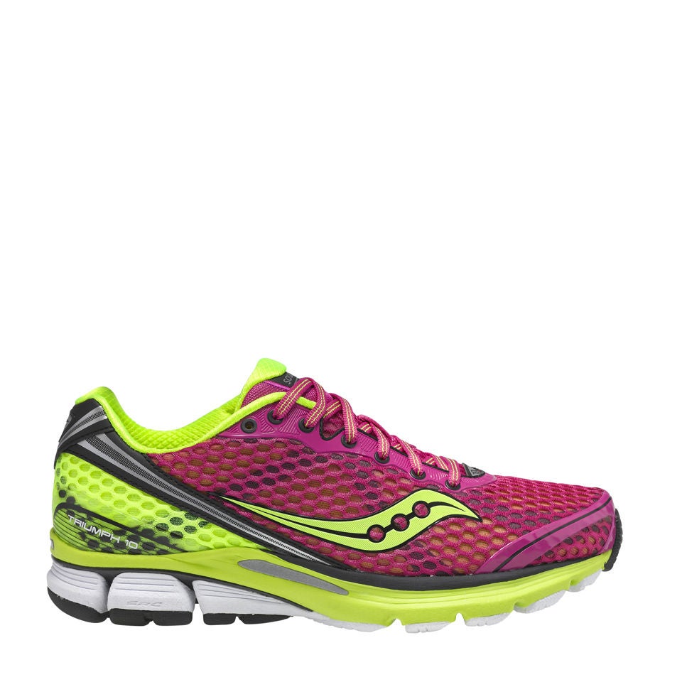 Saucony Women s Triumph 10 Running Shoe Pink Citron ProBikeKit UAE