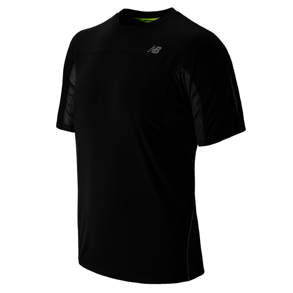 droefheid De onze verdieping New Balance Men's Running Impact Ice T-Shirt - Black | ProBikeKit.com