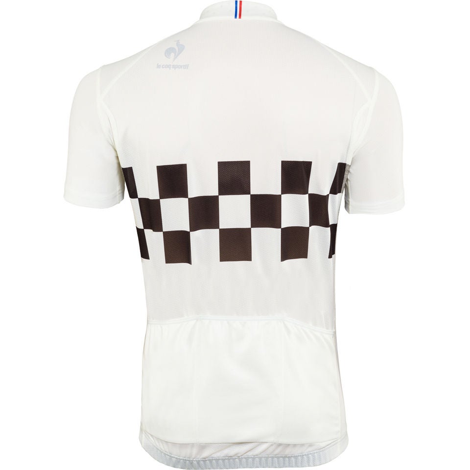 beweging Echt Hechting Le Coq Sportif Men's Cycling Performance Short Sleeve Checkered Jersey -  Marshmallow | ProBikeKit.com