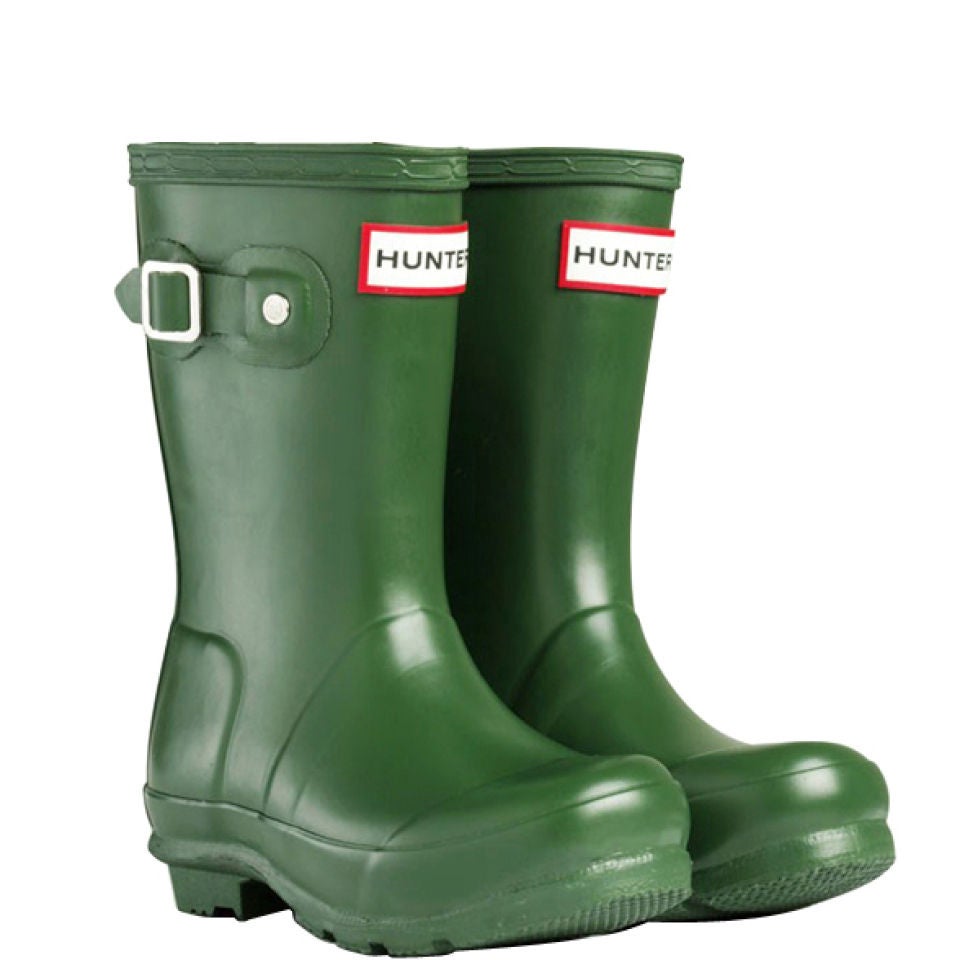 Hunter best sale wellies green
