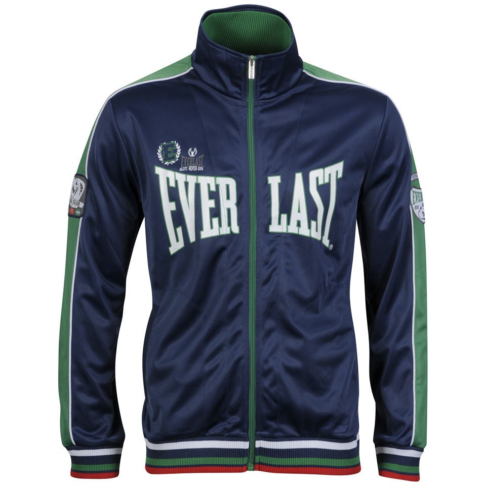 Everlast Men's Tricot Sweatshirt Navy/Green Mens Clothing Zavvi UK