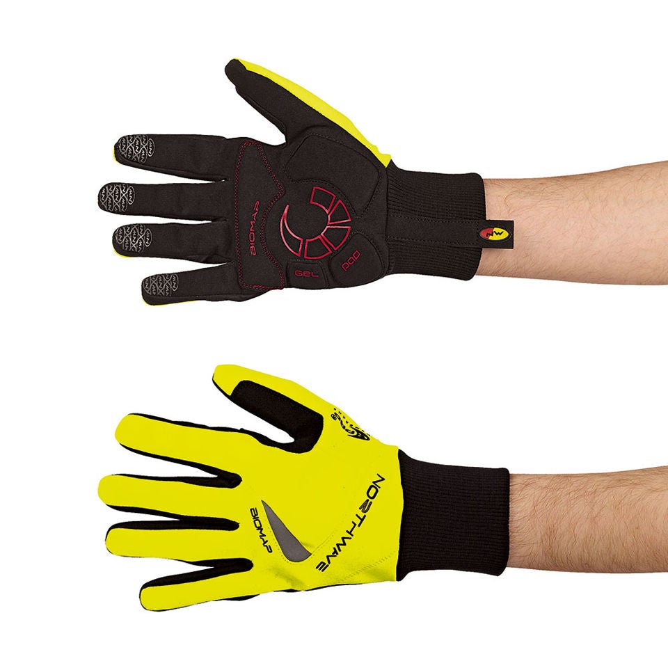 BLACK-YELLOW FLUO POWER col GUANTI NORTHWAVE mod 