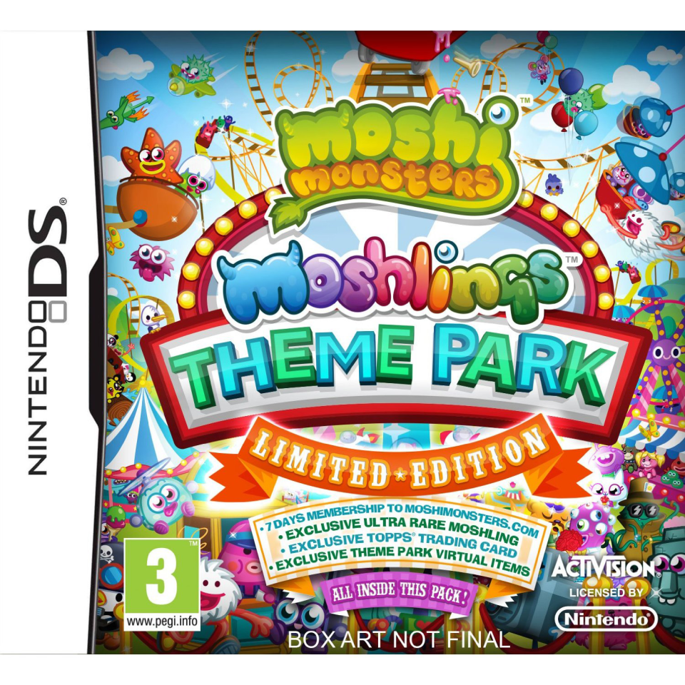Moshi Monsters Moshlings Theme Park - Limited Edition Nintendo DS - Zavvi  Ireland