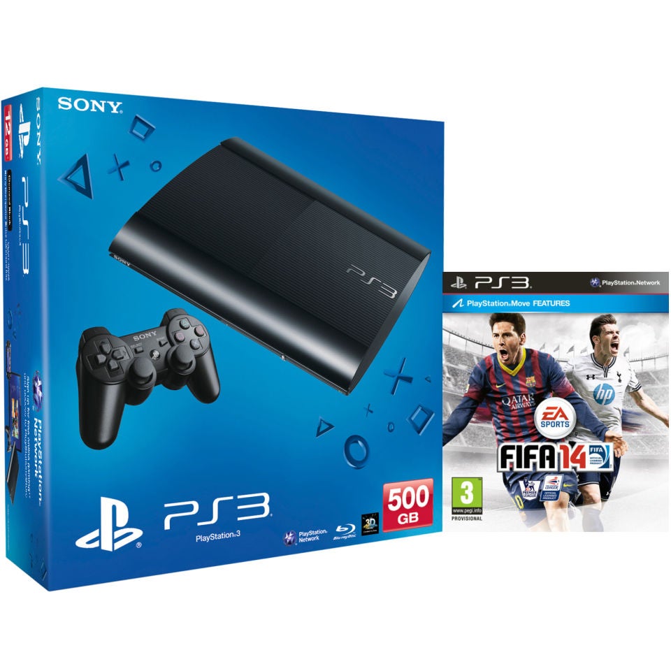 multifunctioneel Impressionisme werk PS3: New Sony PlayStation 3 Slim Console (500 GB) - Black - Includes FIFA  14 Games Consoles - Zavvi US