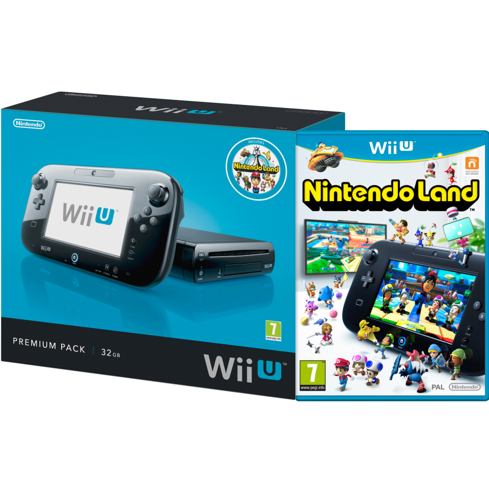 Gestaag Oefenen Arab Wii U Console: 32GB Nintendo Land Premium Pack - Black Games Consoles -  Zavvi US