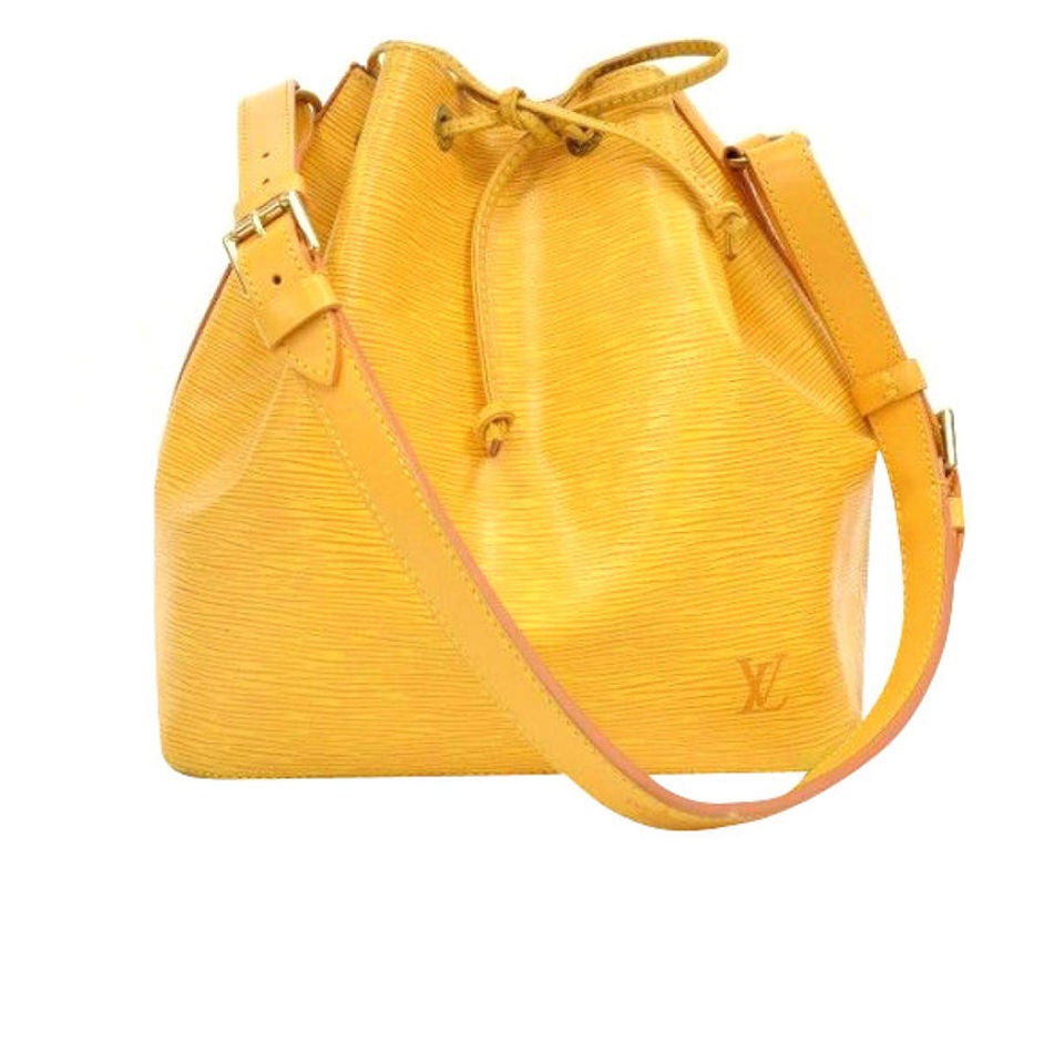 Louis Vuitton Vintage Yellow Epi Leather NOE Petit Shoulder Bag Womens  Accessories - Zavvi US