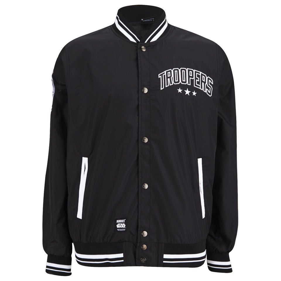 Satin varsity jacket mens on sale