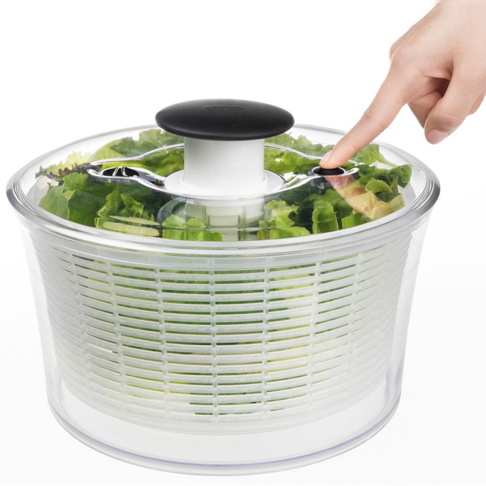 OXO Good Grips Salad Spinner Clear adaptive kitchen salad spinner
