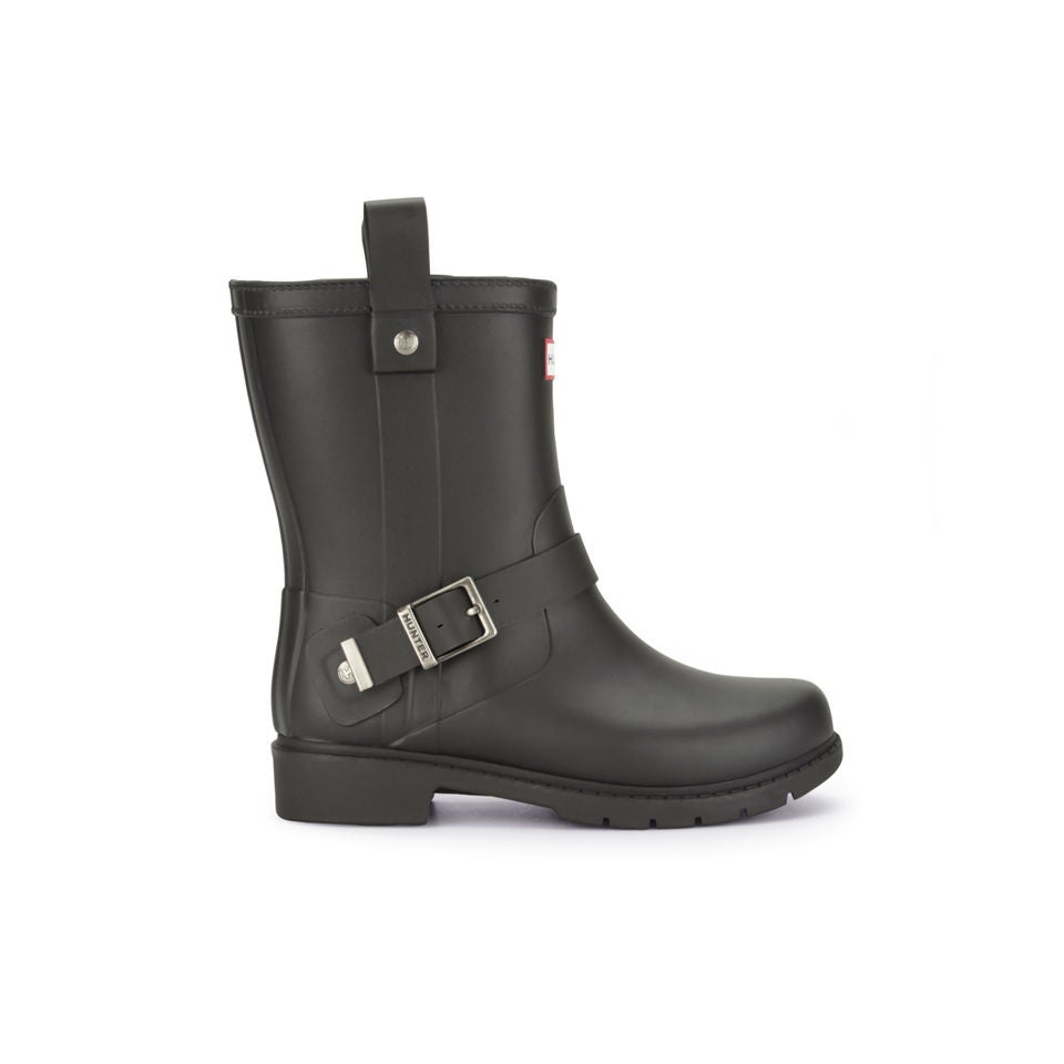 Hunter Women s Shoreditch Ladies Biker Wellies Black TheHut