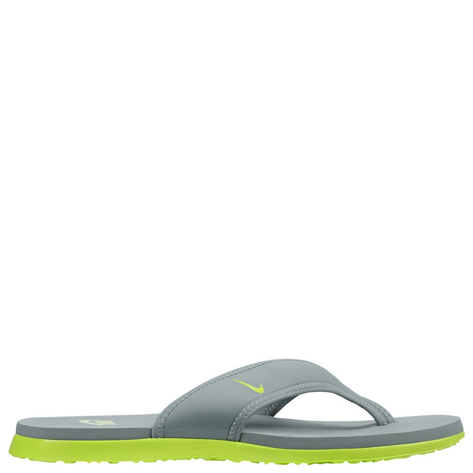 Nike Men's Celso Thong Plus Flip Flops - Grey/Green | ProBikeKit