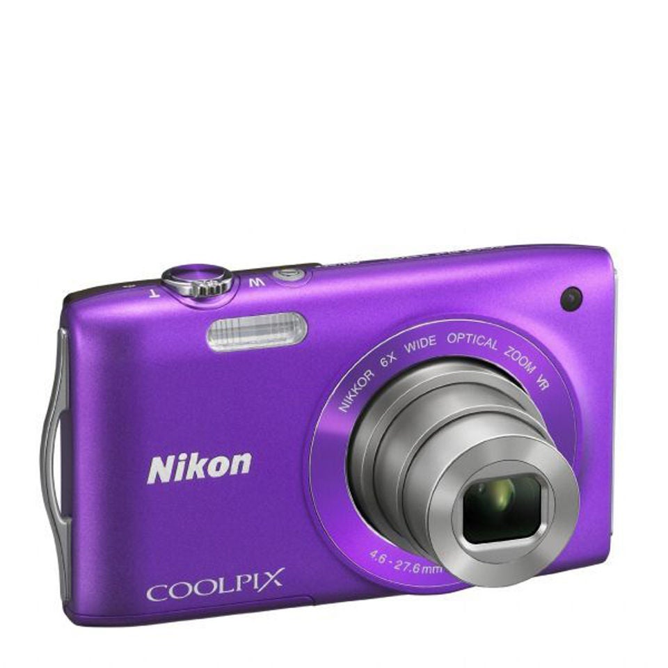 Nikon Coolpix S3300 Compact Digital Camera - Purple (16MP, 6x