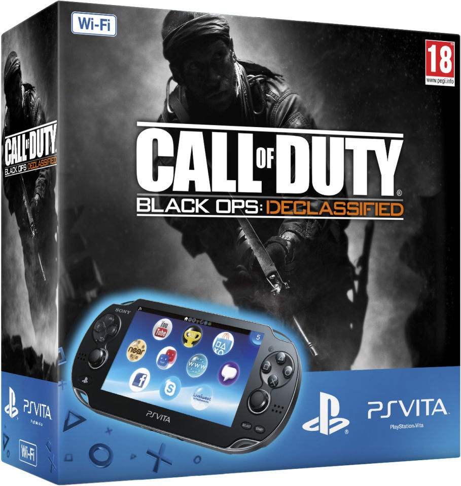 PS Vita (Wi-Fi Enabled) Includes: Call Of Duty: Declassified and 4GB Memory  Card