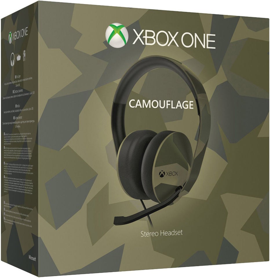 Xbox sales camo headset