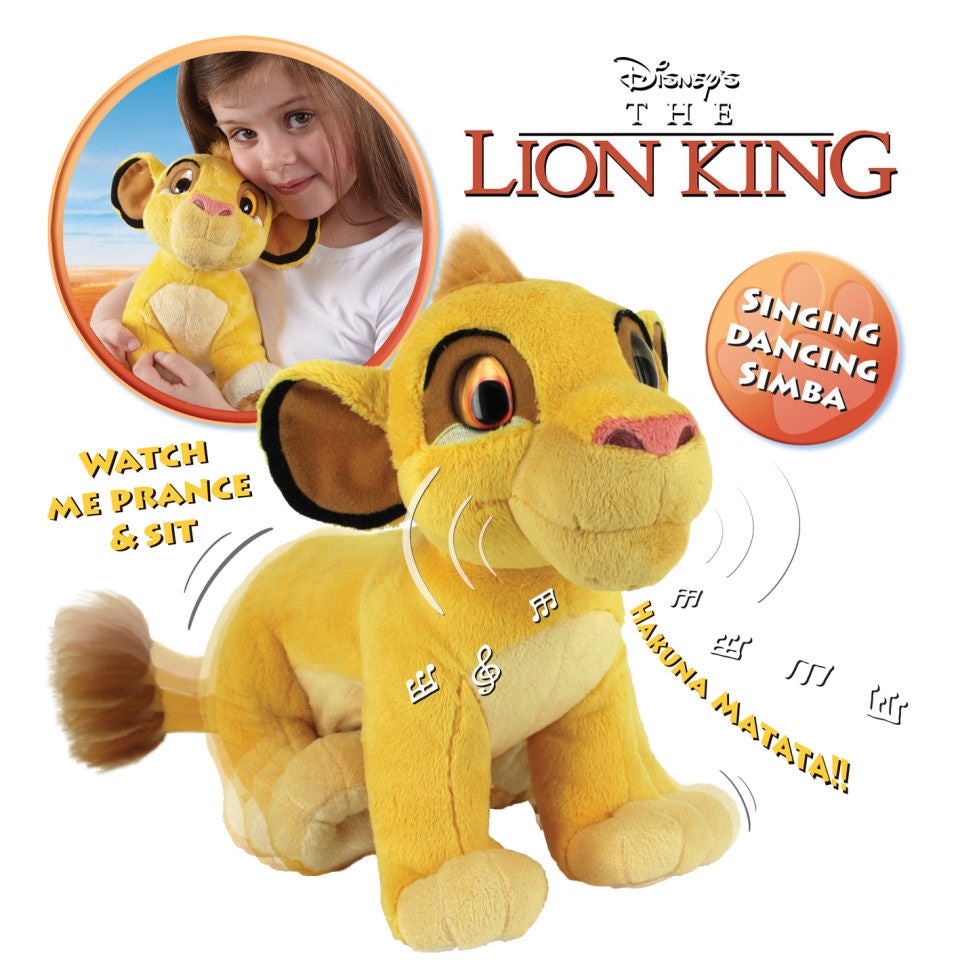 Singing simba toy store