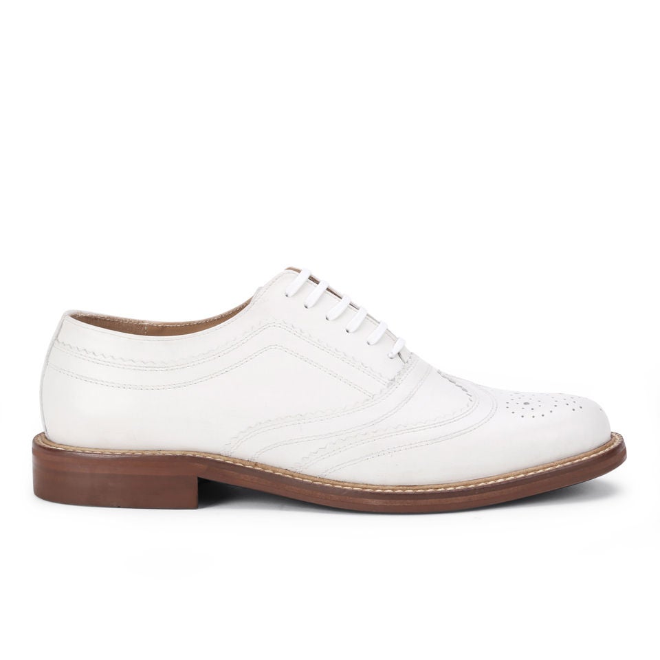 House of Hounds Herren Fischer Leder Budapester Weiss TheHut