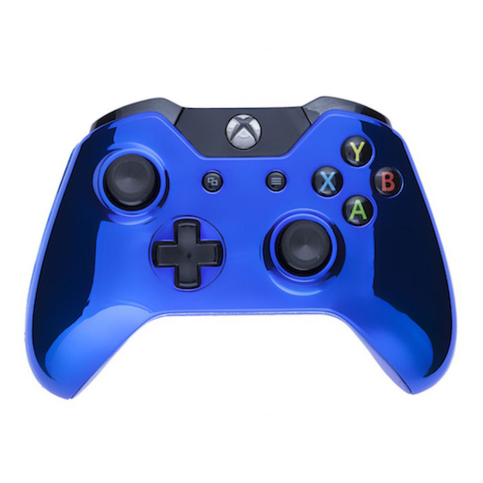Blue custom store xbox one controller