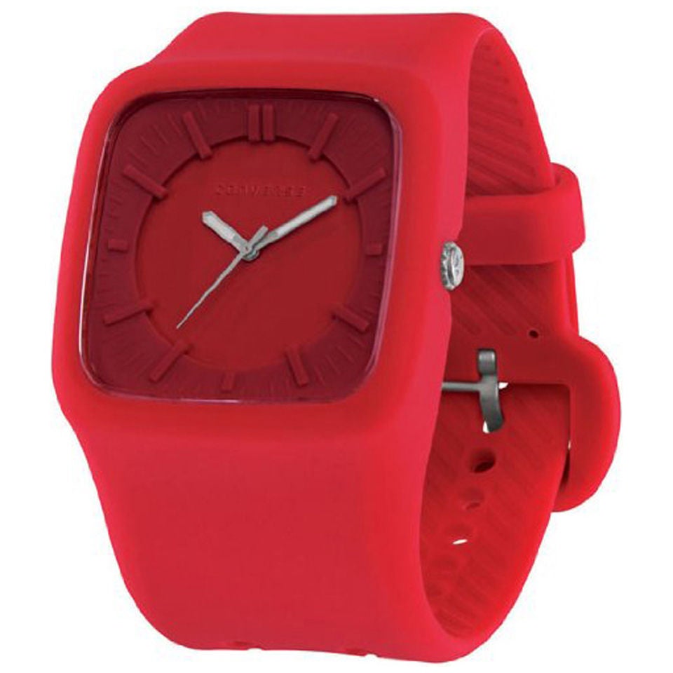 Converse Clocked Watch Red