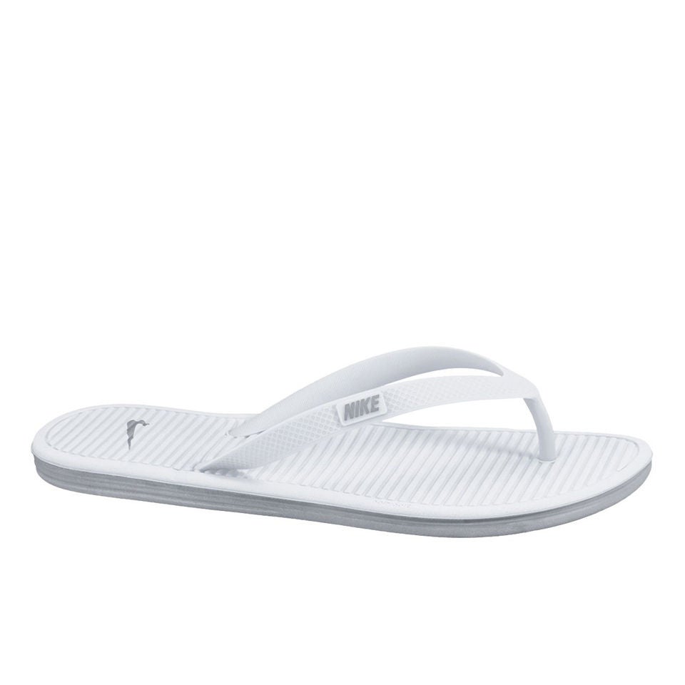 Afdeling winkel Verzorgen Nike Solarsoft Thong 2 Flip Flops - White | ProBikeKit.com