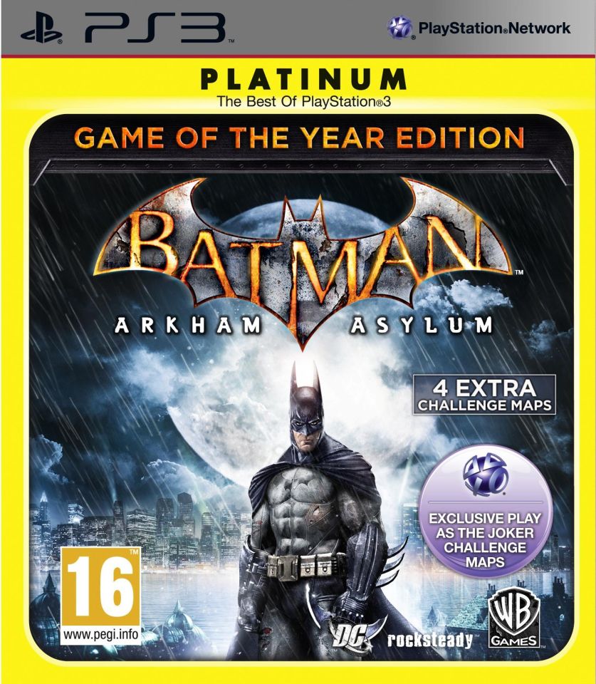 Batman Arkham City and Arkham Asylum PS3 PlayStation 3