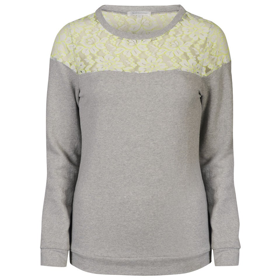 Neon yellow sweatshirt women's on sale
