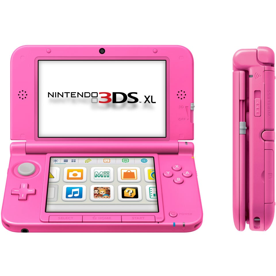gennemsnit Tulipaner Arbejdsløs Nintendo 3DS XL Console - Pink Games Consoles - Zavvi (日本)