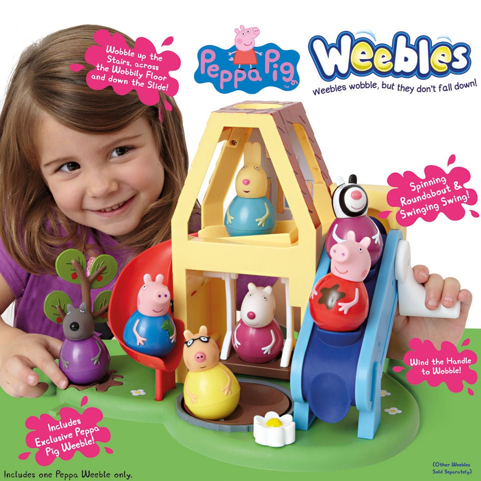 Peppa Pig Weebles Wind and Wobble Playhouse Toys Zavvi US