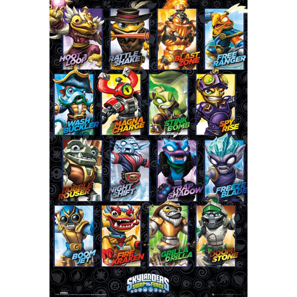 Skylanders swap force all skylanders outlet