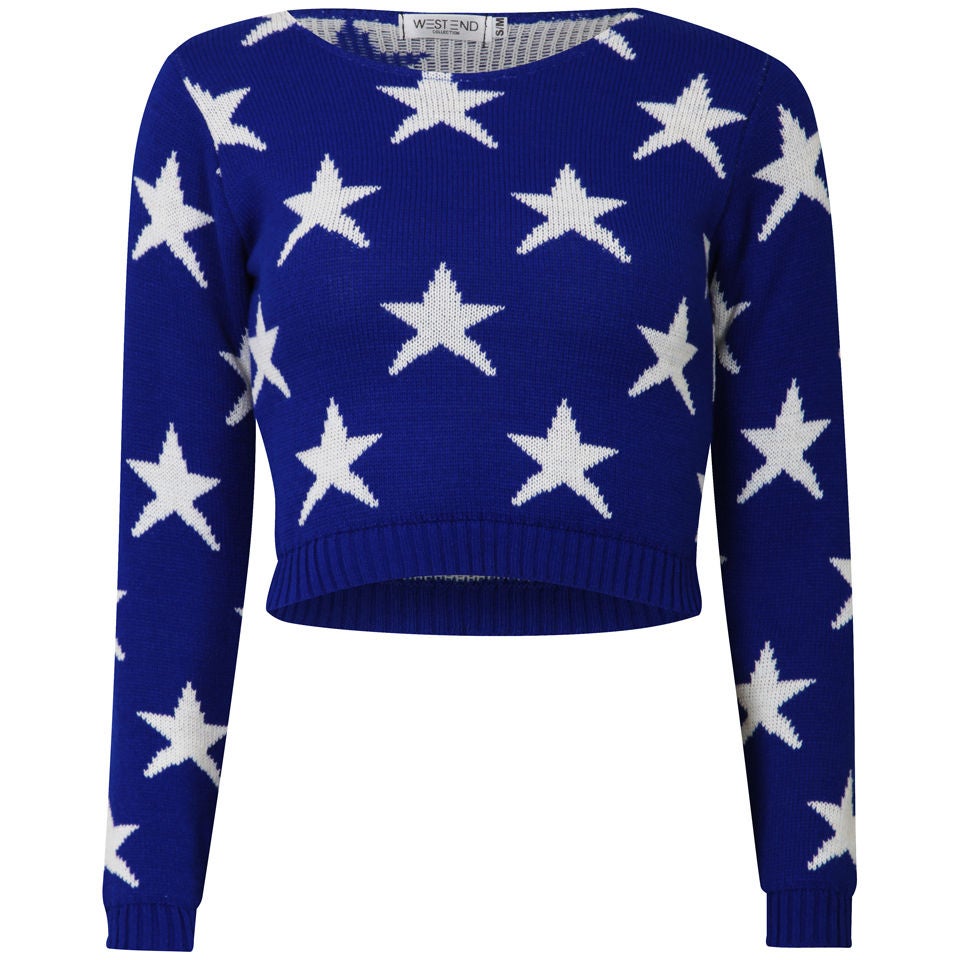 Womens cobalt blue sales jumper