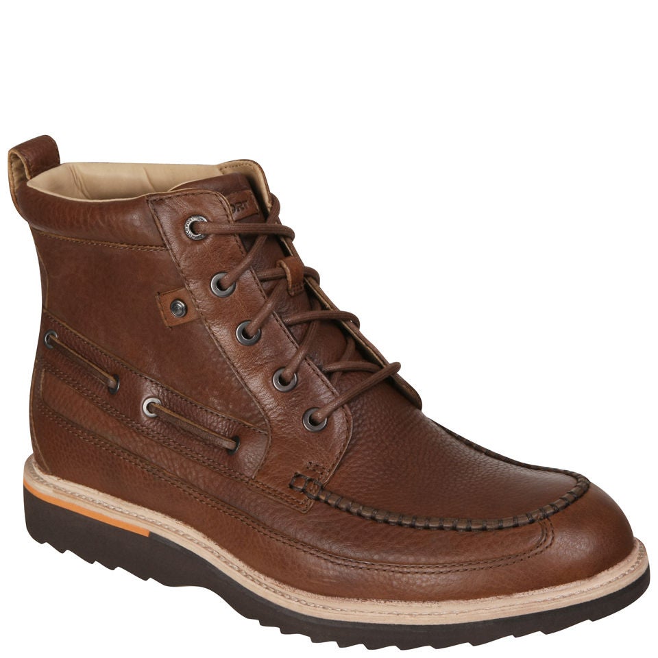 Rockport Men s Union Street Moc Front Boots Tan Clothing Zavvi