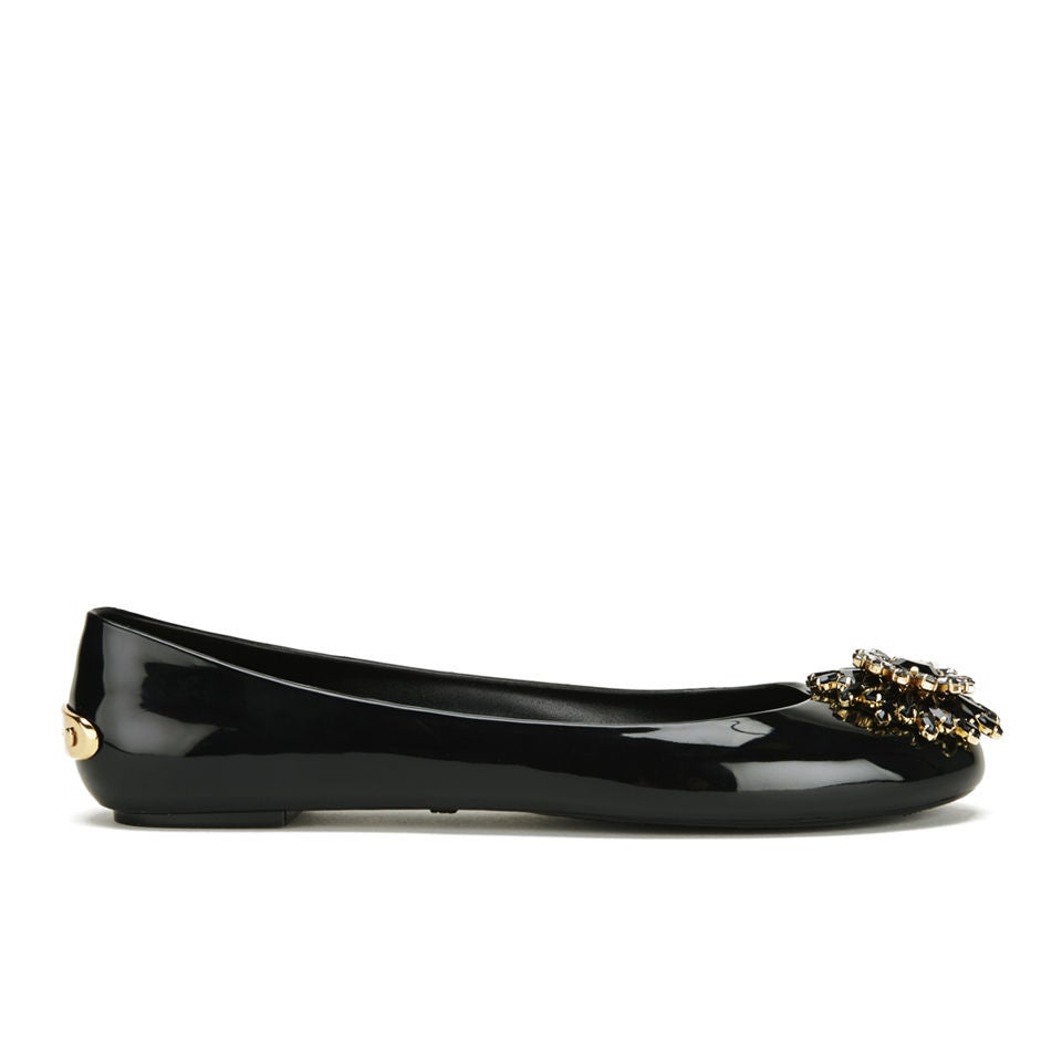 Ted Baker Women s Anislee Jewel Front Ballet Flats Black TheHut