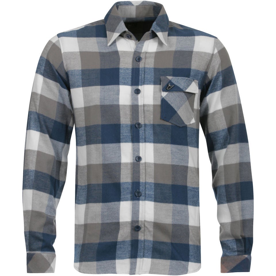 Atticus Men's Balboal Long Sleeved Shirt Royal Mens Clothing