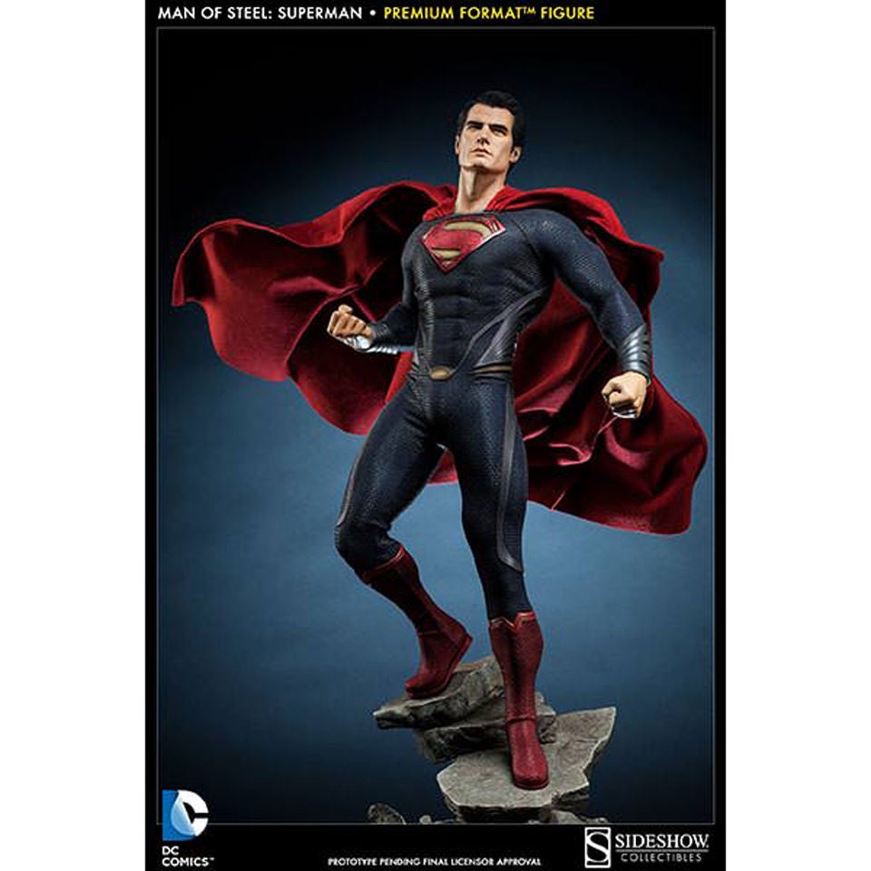 superman man of steel statue