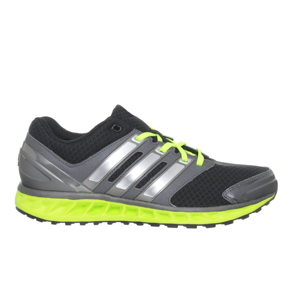 adidas Men's Falcon Elite 3 Running - Black/Silver/Green Sports & Leisure | Zavvi España