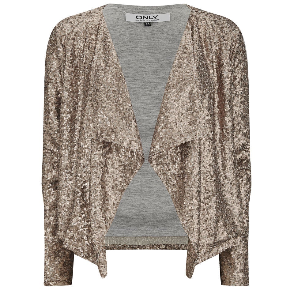 Sequin waterfall jacket store