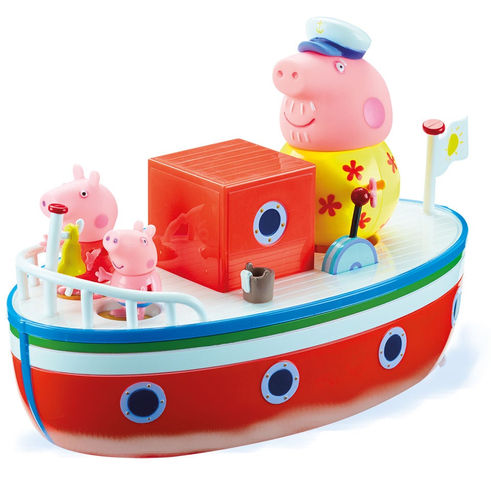 Peppa pig grandpa pig boat toy outlet